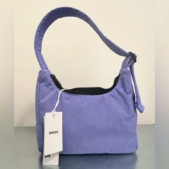 NWT Baggu Mini Shoulder Bag in Bluebell - Picture 3 of 6